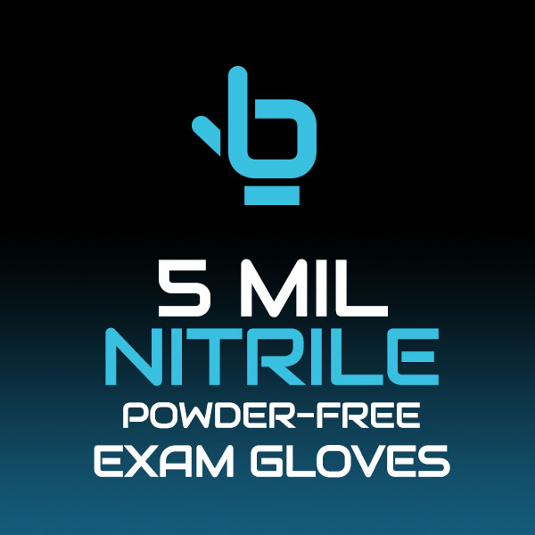 5 Mil Nitrile Glove Logo